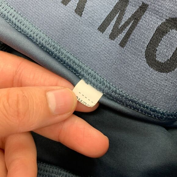 Under Armour HeatGear Compression Legging Women S Small Shark Blue Pull On Capri - Picture 11 of 13